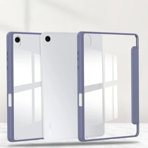 Etui z klapką Bizon Case Tab Clear Matt do Samsung Galaxy Tab S11 lawendowe