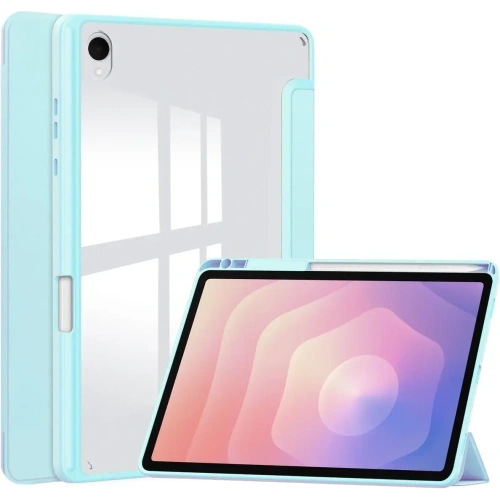 Etui z klapką Bizon Case Tab Clear Matt do Samsung Galaxy Tab S11 błękitne