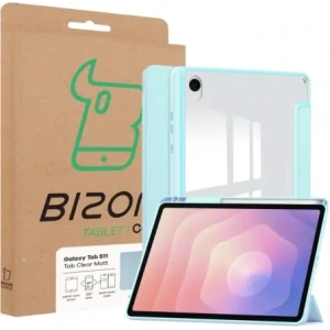 Etui z klapką Bizon Case Tab Clear Matt do Samsung Galaxy Tab S11 błękitne
