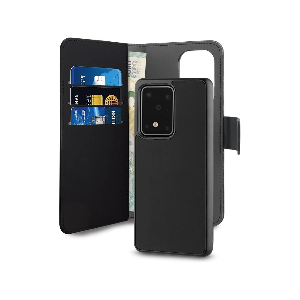 Hurtownia GSM - Etui PURO Wallet Detachable 2w1 Samsung Galaxy S20 Ultra (schwarz) - PUR214BLK - {ean13} - Hurt