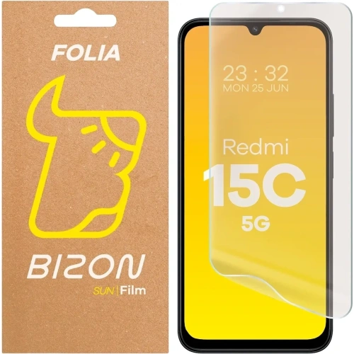 Folia matowa Bizon Glass Film Sun do Xiaomi Redmi 15C 5G