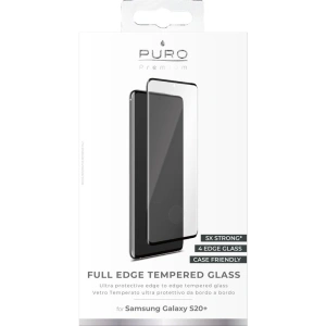 Hurtownia GSM - Sklo tvrzené PURO Premium Full Edge Tempered Glass Case Friendly Samsung Galaxy S20+ Plus (černý rám) - PUR215BLK - {ean13} - Hurt