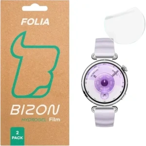 Folia hydrożelowa na ekran Bizon Glass Watch Hydrogel Duo do Huawei Watch GT6 41mm [2 PACK]