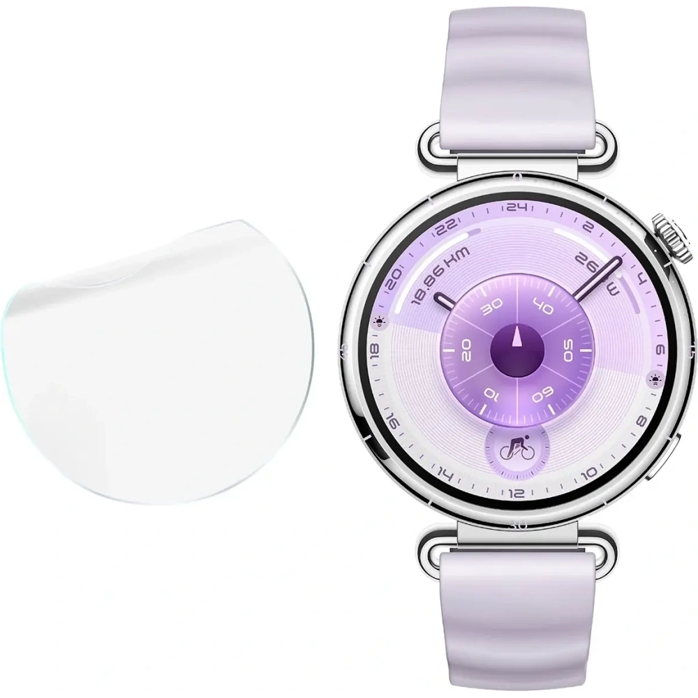 Folia hydrożelowa na ekran Bizon Glass Watch Hydrogel Duo do Huawei Watch GT6 41mm [2 PACK]