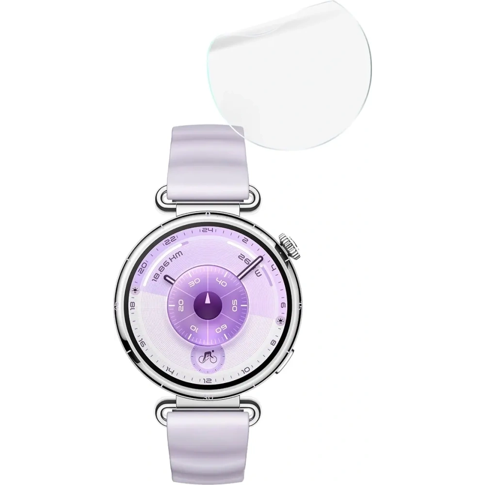 Folia hydrożelowa na ekran Bizon Glass Watch Hydrogel Duo do Huawei Watch GT6 41mm [2 PACK]