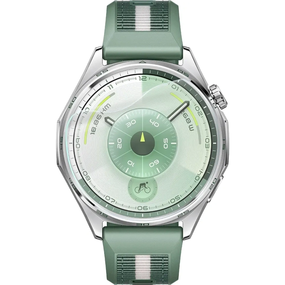 Folia hydrożelowa na ekran Bizon Glass Watch Hydrogel Duo do Huawei Watch GT6 46mm [2 PACK]