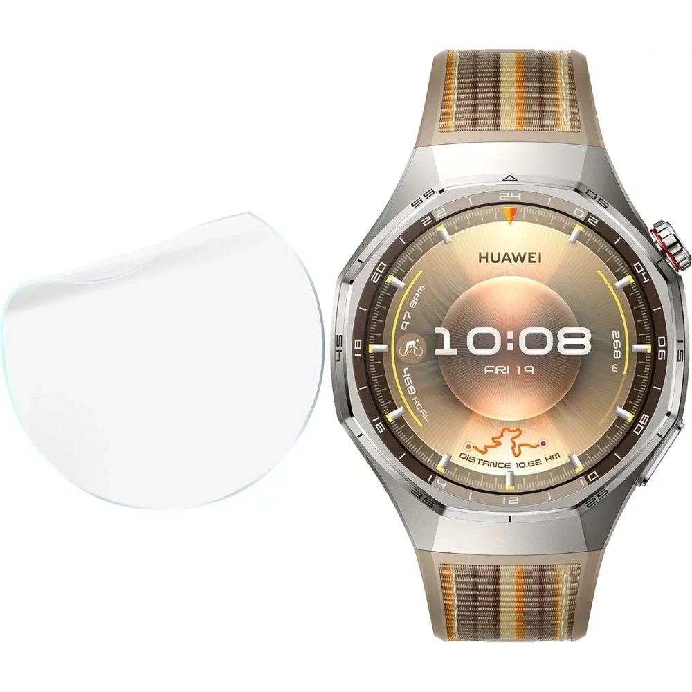 Folia hydrożelowa na ekran Bizon Glass Watch Hydrogel Duo do Huawei Watch GT6 Pro 46mm [2 PACK]