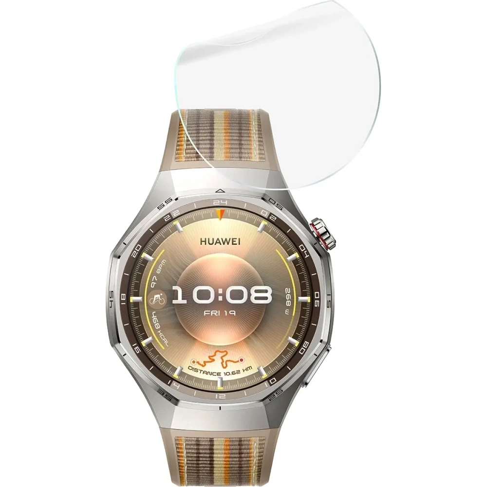 Folia hydrożelowa na ekran Bizon Glass Watch Hydrogel Duo do Huawei Watch GT6 Pro 46mm [2 PACK]