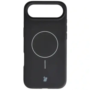 Silikonowe etui z pierścieniem magnetycznym Bizon Soft Case Magnetic do Apple iPhone Air czarne