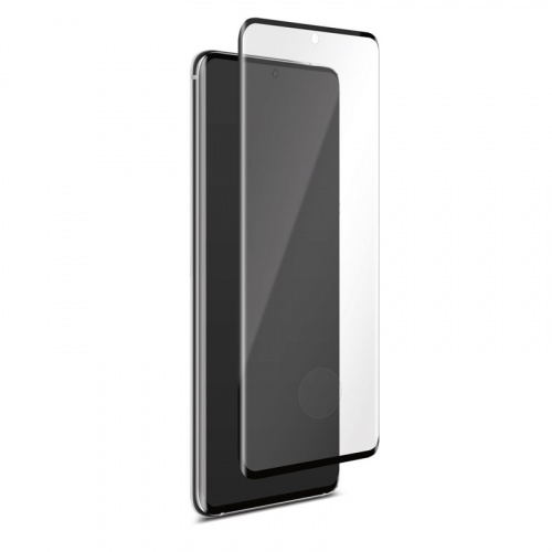 Hurtownia Puro - 8033830288531 - PUR217BLK - Szkło hartowane PURO Premium Full Edge Tempered Glass Case Friendly Samsung Galaxy S20 Ultra (czarna ramka) - B2B homescreen