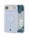 Silikonowe etui z pierścieniem magnetycznym Bizon Soft Case Magnetic do Apple iPhone Air błękitne