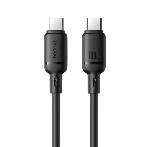 Kabel Baseus Silky Series 100W USB-C do USB-C 1m czarny