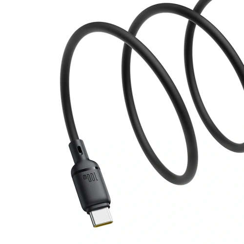 Kabel Baseus Silky Series 100W USB-C do USB-C 1m czarny