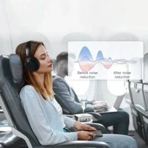 Bezprzewodowe słuchawki nauszne Dudao X22 Max Bluetooth 5.4 ANC czarne