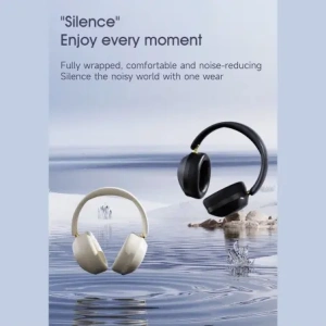 Bezprzewodowe słuchawki nauszne Dudao X22 Max Bluetooth 5.4 ANC beżowe