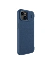 Etui Nillkin Qin Cloth Pro Apple iPhone 14 Plus / 15 Plus niebieski