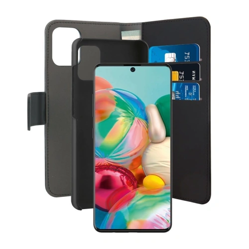 Etui PURO Wallet Detachable 2w1 Samsung Galaxy A71 (czarny)