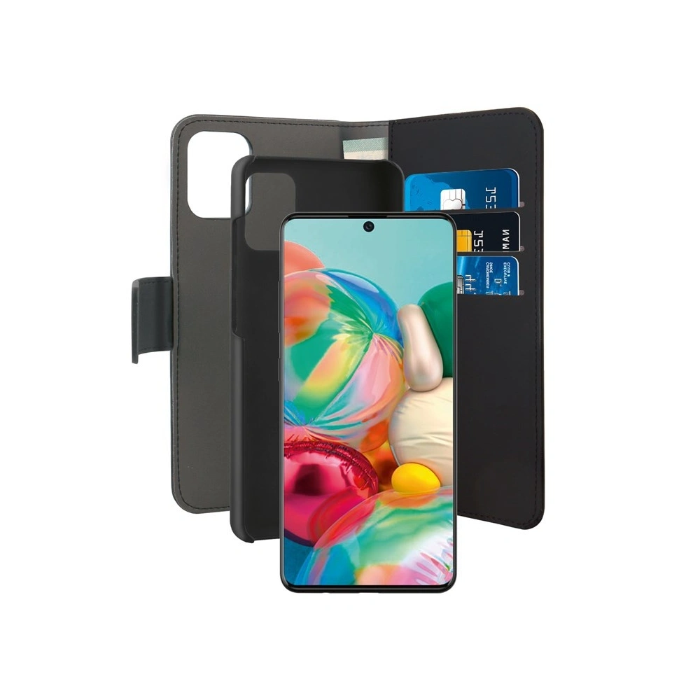 Hurtownia GSM - Etui PURO Wallet Odnímatelné 2w1 Samsung Galaxy A71 (černá) - PUR220BLK - {ean13} - Hurt