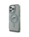 Etui Karl Lagerfeld do Apple iPhone 16 Pro hardcase IML Metal Karl&Choupette Head MagSafe czarny