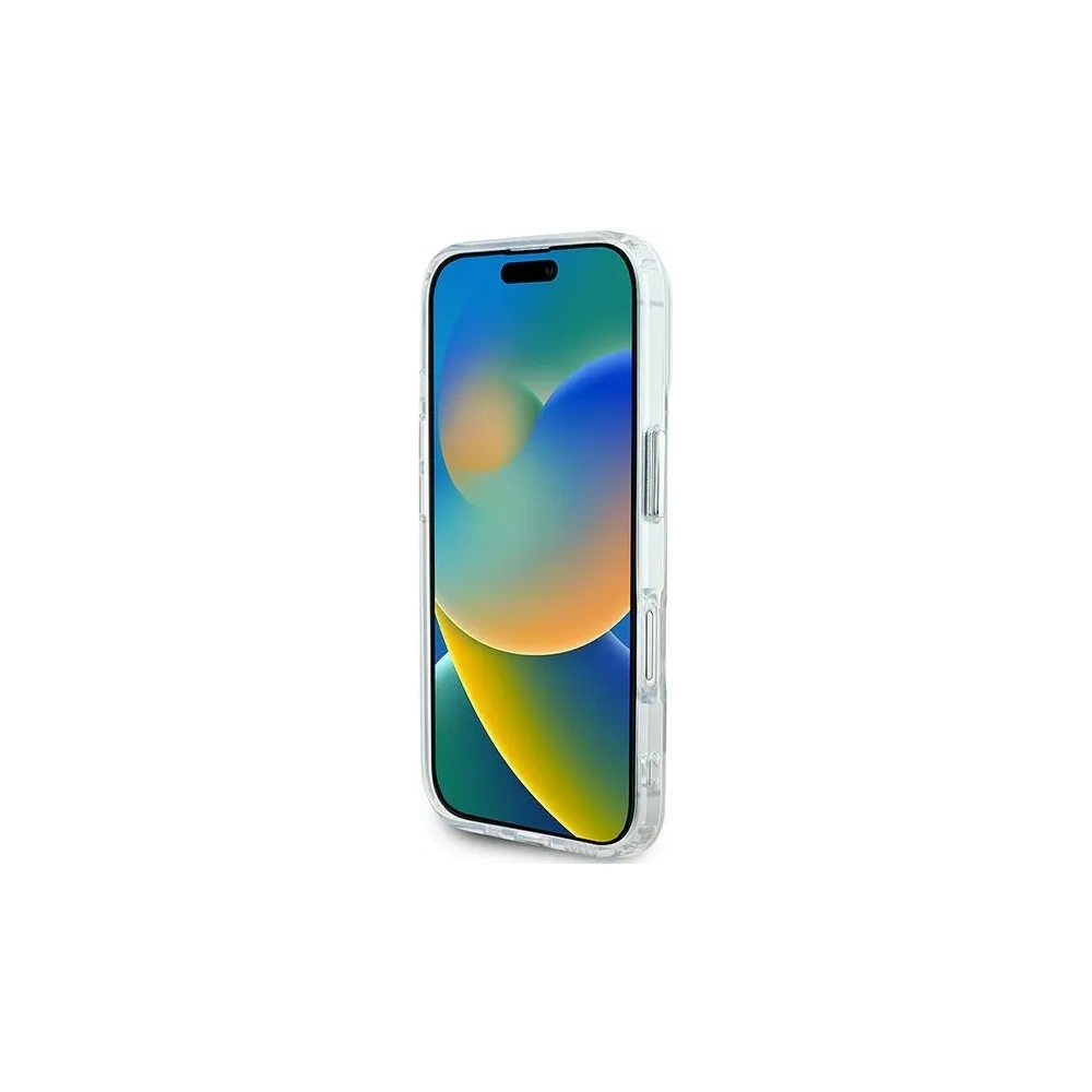 Etui Karl Lagerfeld do Apple iPhone 16 Plus hardcase IML Metal Karl&Choupette Head MagSafe biały