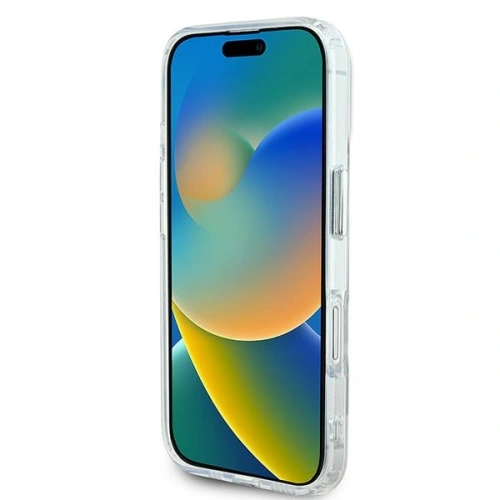 Etui Karl Lagerfeld do Apple iPhone 16 hardcase IML Metal Karl&Choupette Head MagSafe biały