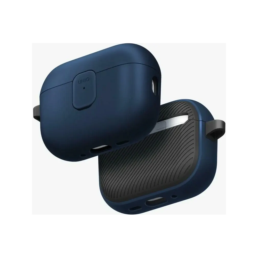 Etui UNIQ Clyde do Apple AirPods Pro 3 gen niebiesko szary