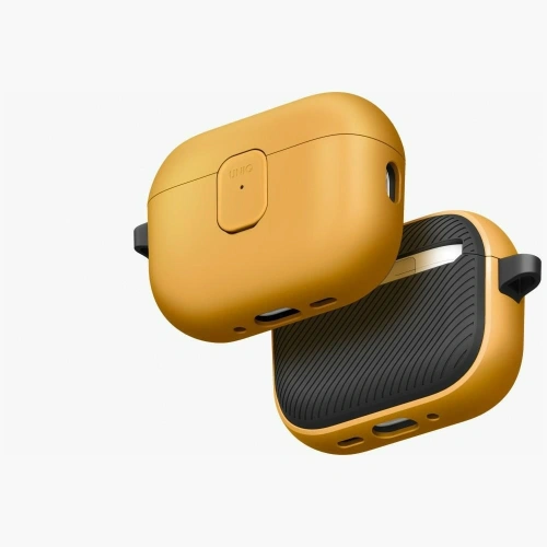 Etui UNIQ Clyde do Apple AirPods Pro 3 gen żółto szary