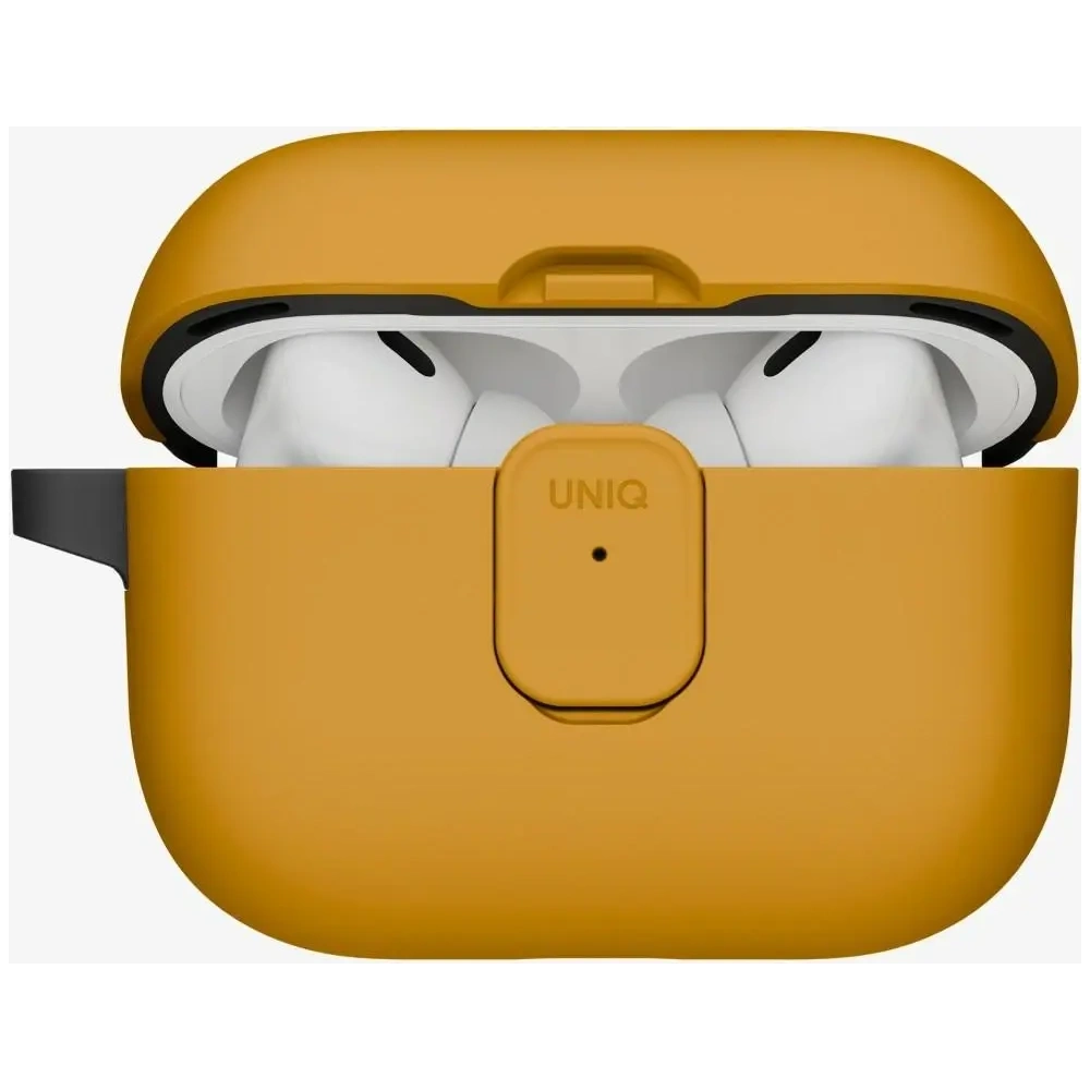 Etui UNIQ Clyde do Apple AirPods Pro 3 gen żółto szary