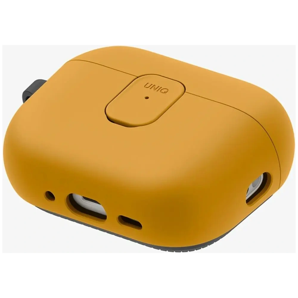 Etui UNIQ Clyde do Apple AirPods Pro 3 gen żółto szary