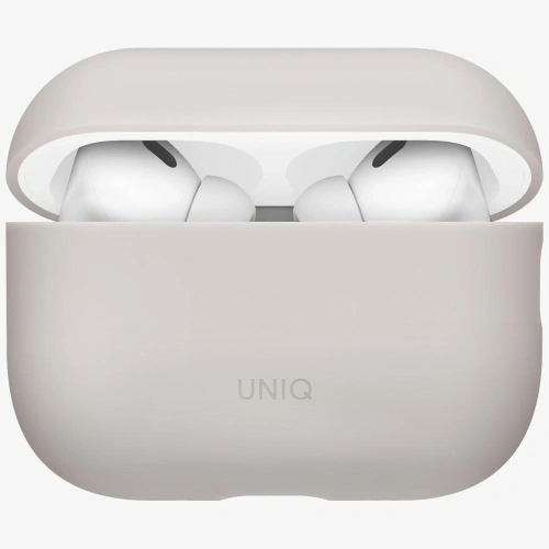 Etui UNIQ Lino do Apple AirPods Pro 3 gen Silicone beżowy