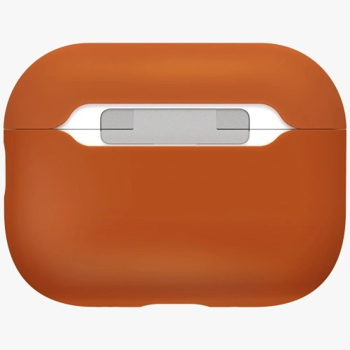 Etui UNIQ Lino do Apple AirPods Pro 3 gen Silicone pomarańczowy