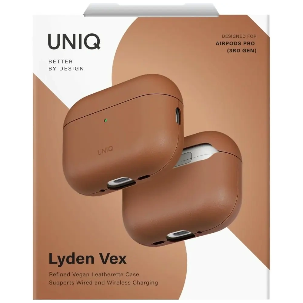 Etui UNIQ Lyden Vex do Apple AirPods Pro 3 gen carmel