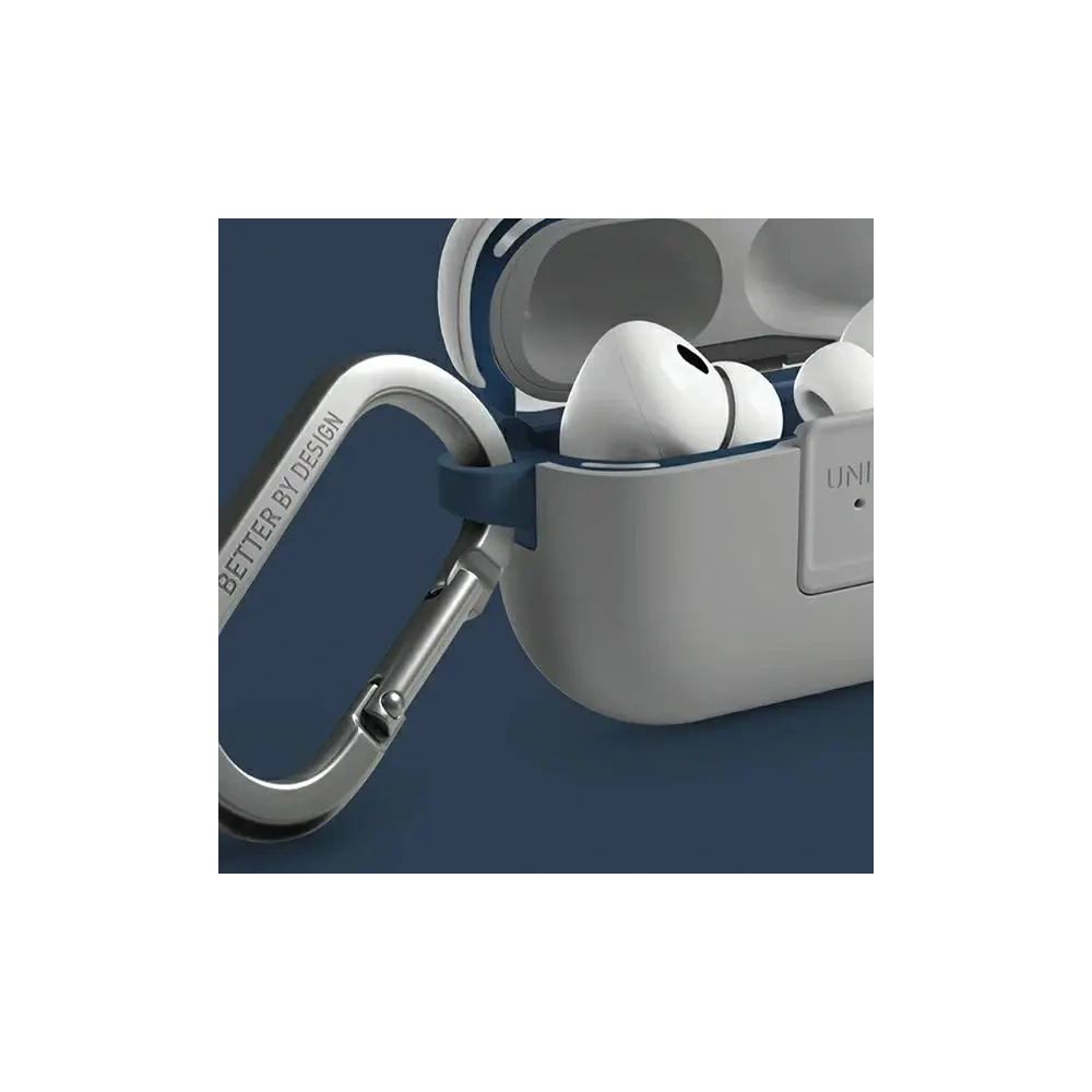 Etui UNIQ Clyde Lock Case do Apple AirPods Pro 2 czarno-ciemnoszary/charcoal-dark grey