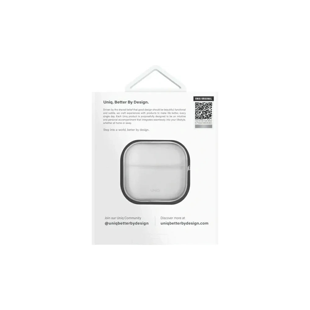 Etui UNIQ Glase do Apple AirPods 4 przezroczysty/glossy clear