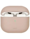 Etui UNIQ Lino do Apple AirPods 4 Silicone różowy/pink blush