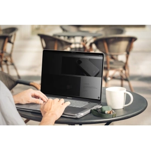 Hurtownia GSM - Folia de protecție pentru ecran Moshi Umbra Apple MacBook Pro 16 cu filtru de confidențialitate (ramă neagră) - MOSH066BLK - {ean13} - Hurt