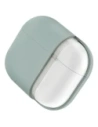 Etui UNIQ Lino do Apple AirPods 4 Silicone zielony/iceplant green
