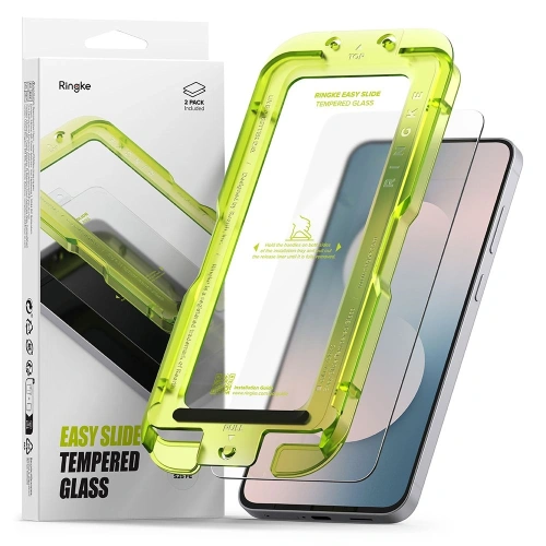 Szkło hartowane Ringke Easy Slide do Samsung Galaxy S25 FE Clear [2 PACK]