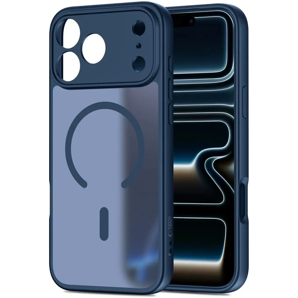 Etui Tech-Protect BasicMag MagSafe do Apple iPhone 17 Pro Matte Deep Blue