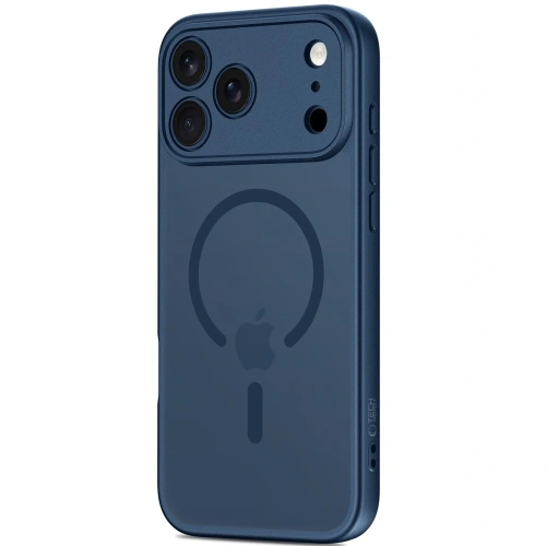 Etui Tech-Protect BasicMag MagSafe do Apple iPhone 17 Pro Max Matte Deep Blue