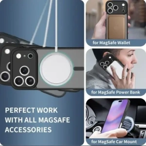 Etui Tech-Protect BasicMag MagSafe do Apple iPhone 17 Pro Max Matte Deep Blue