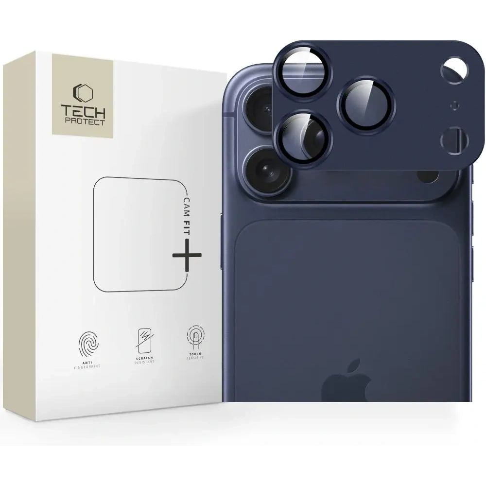 Osłona aparatu Tech-Protect Camfull Fit+ do Apple iPhone 17 Pro Deep Blue