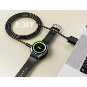 Ładowarka indukcyjna Tech-Protect MC03 Ultraboost Magnetic Charging USB-A Cable 100cm Samsung Galaxy Watch Black