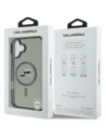 Etui Karl Lagerfeld do Apple iPhone 16 hardcase IML Metal Karl&Choupette Head MagSafe czarny Etui Karl Lagerfeld do Apple iPhone 16 hardcase IML Metal Karl&Choupette Head MagSafe czarny