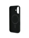 Etui Karl Lagerfeld do Apple iPhone 16 hardcase Silicone Double Heads Print MagSafe czarny