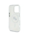 Etui Karl Lagerfeld do Apple iPhone 16 Pro Max hardcase IML Metal Karl&Choupette Head MagSafe biały