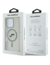 Etui Karl Lagerfeld do Apple iPhone 16 Pro Max hardcase IML Metal Karl&Choupette Head MagSafe czarny