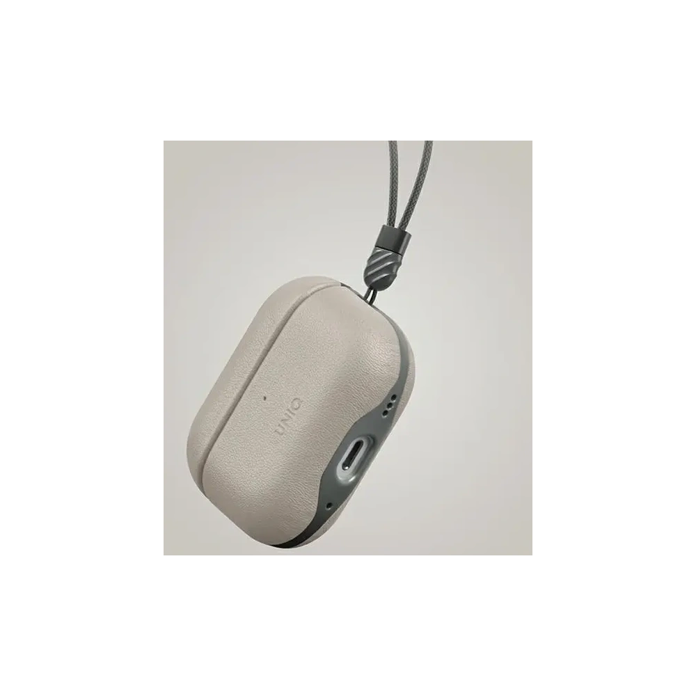 Etui UNIQ Lyden DS do Apple AirPods Pro 2 gen beżowo-zielony/ivory-lichen green