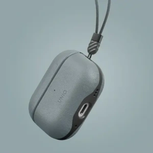 Etui UNIQ Lyden DS do Apple AirPods Pro 2 gen niebiesko-czarny/washed blue-black