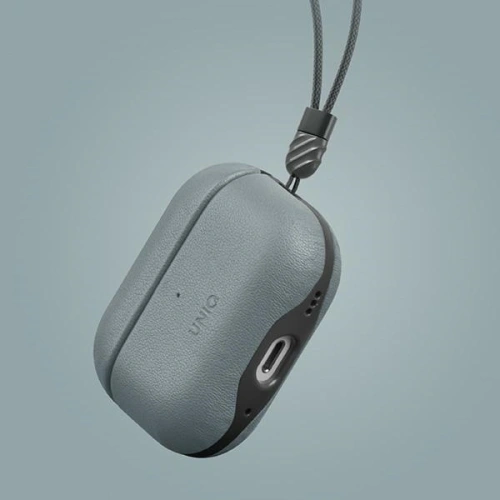 Etui UNIQ Lyden DS do Apple AirPods Pro 2 gen niebiesko-czarny/washed blue-black